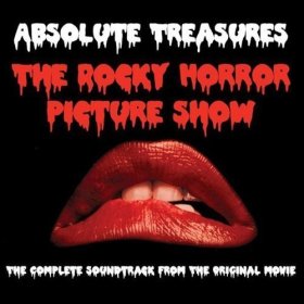 (image for) Various Artists: ABSOLUTE TREASURES THE ROCKY HORROR PICTURE SHOW THE COMPLETE SOUNDTRACK FROM THE ORIGINAL MOVIE (RED) VINYL 2XLP