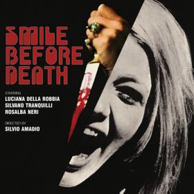 (image for) Roberto Pergadio: SMILE BEFORE DEATH OST (RED WHITE SPLATTER) VINYL LP