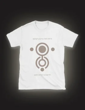 Apoptygma Berzerk: Crop Circle White Unisex Shirt - Large